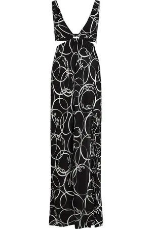 Karl Lagerfeld Vestido de playa con cuello en V