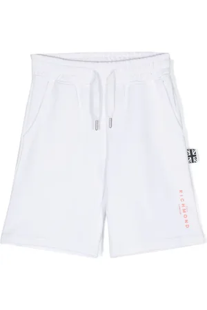 John Richmond Shorts deportivos con logo engomado