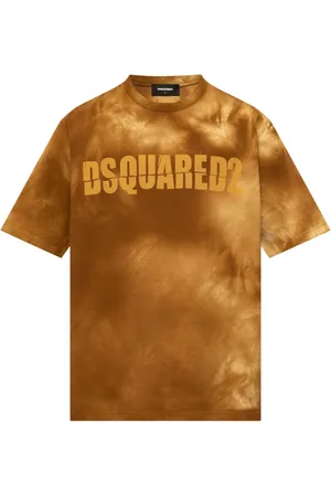 Dsquared2 Playera con estampado tie-dyey logo