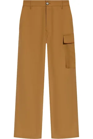 Marni Pantalones anchos con costuras decorativas