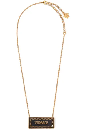 VERSACE Collar grande con logo años 90