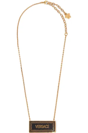 VERSACE Collar grande con logo años 90