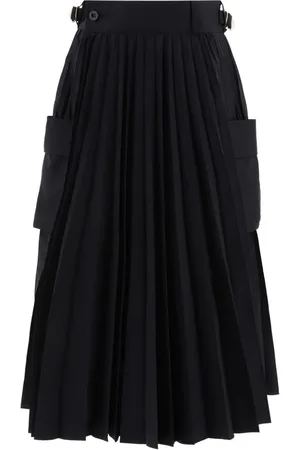 SACAI Falda plisada de x Thomas Mason