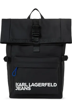 Karl Lagerfeld Mochila con logo estampado