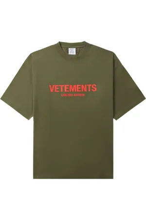 Vetements Playera con logo estampado