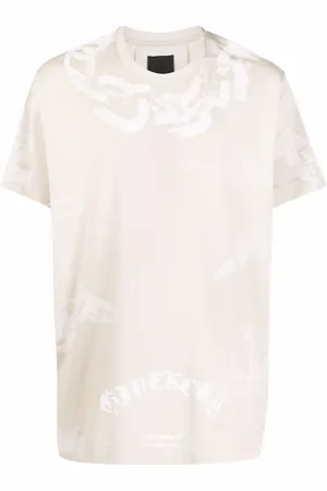 Givenchy Playera con estampado de cadenas y logo