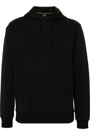 HUGO BOSS Hoodie con logo en relieve