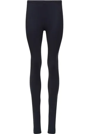 Maison Margiela Pantalones skinny con parche del logo