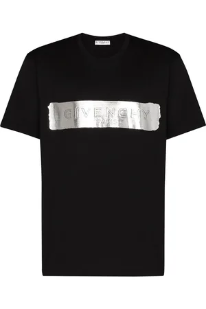 Givenchy Playera con logo metalizado en 3D