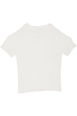 FLEUR DU MAL Playera de tejido calado