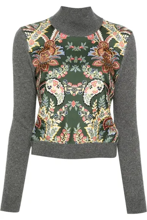 Etro Suéter con paneles en contraste