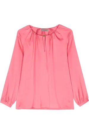 D.EXTERIOR Blusa satinada manga larga