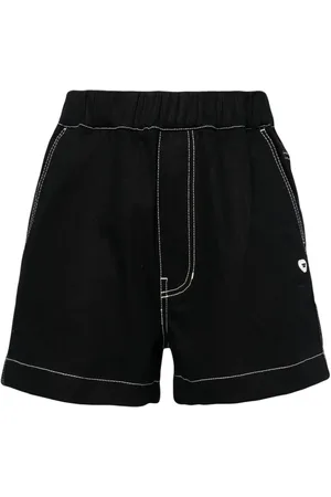 Chocoolate Shorts con tiro medio y ribete en contraste