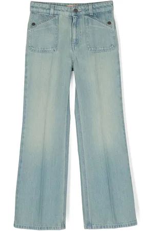 Gucci Jeans anchos con parche del logo