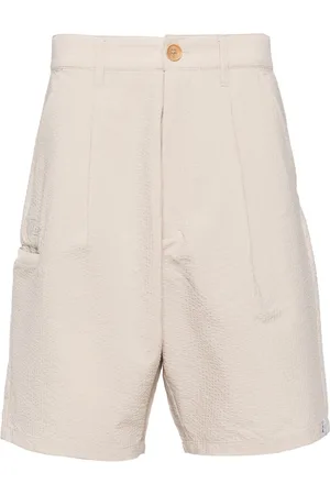 Izzue Shorts rectos con logo bordado