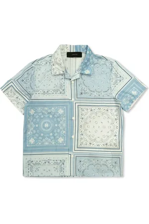 AMIRI Camisa con estampado de bandana