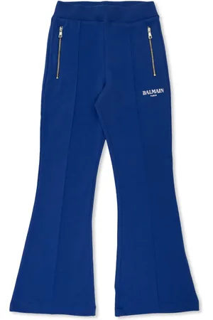Balmain Pants acampanados con logo estampado