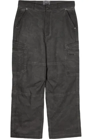 Izzue Pantalones cargo con diseño recto y efecto degradado