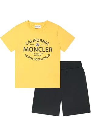 Moncler Set de shorts con logo estampado