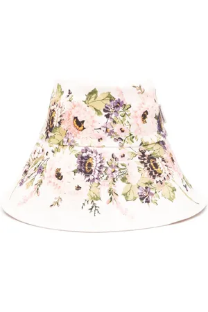 ZIMMERMANN Gorro de pescador con estampado floral