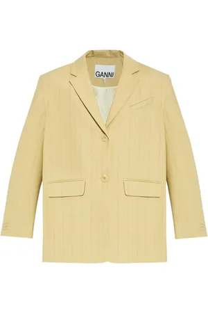 Ganni Blazer con motivo de rayas
