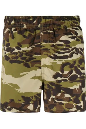 Givenchy Shorts de playa con estampado militar