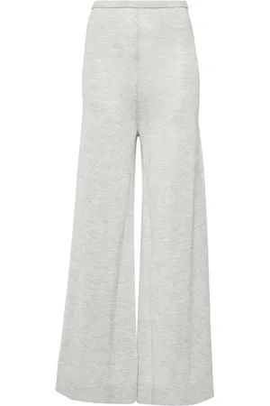 Totême Pantalones palazzo de tejido fino