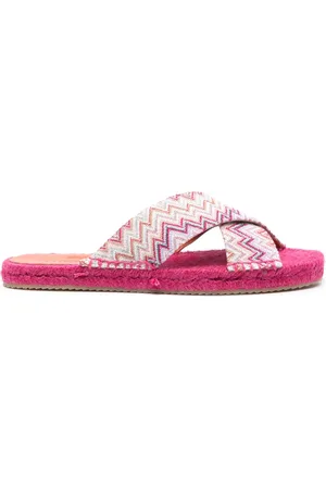 Missoni Alpargatas con motivo en zigzag