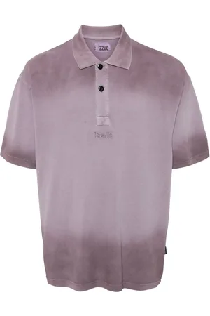 Izzue Playera tipo polo con logo bordado