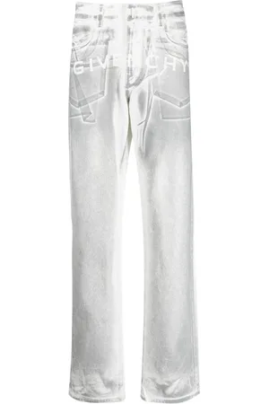 Givenchy Jeans rectos con logo estampado