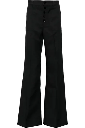 Courrèges Pantalones anchos de sarga
