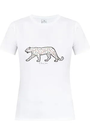 Paul Smith Playera con motivo Tiger