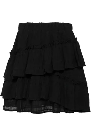 B+AB Falda corta con volantes