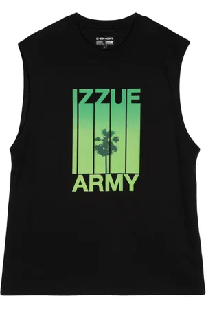 Izzue Top con logo estampado