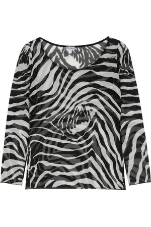 Dolce & Gabbana Blusa con estampado de cebra 2000