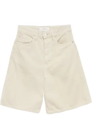 STUDIO NICHOLSON Shorts con parche del logo
