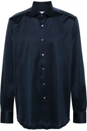 FRAY Camisa con cuello italiano