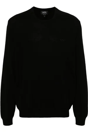 A.P.C. Suéter con logo bordado