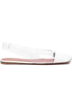 Amina Muaddi Flats con tira trasera