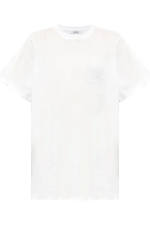 Max Mara Playera con monograma bordado