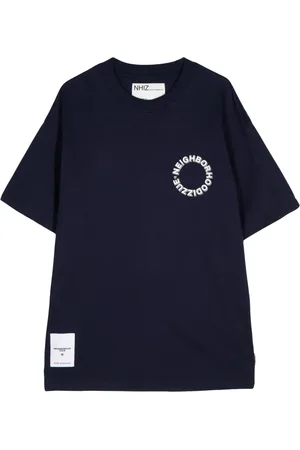 Izzue Playera con logo estampado de x Neighborhood