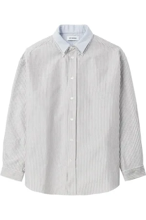 Hed Mayner Camisa con rayas estampadas