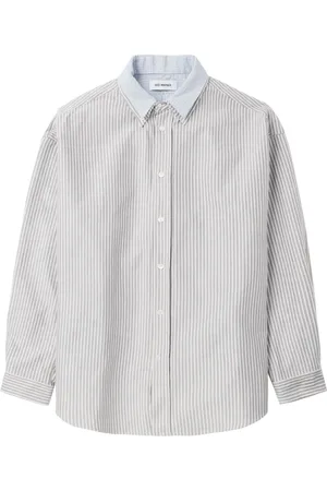 Hed Mayner Camisa con rayas estampadas