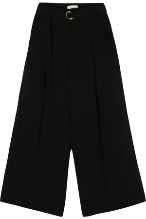 ULLA JOHNSON Pantalones palazzo con cinturón