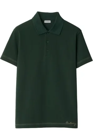 Burberry Playera tipo polo con logo bordado