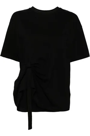 B+AB Playera con dobladillo asimétrico
