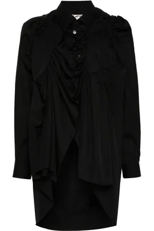 Comme des Garçons Camisa fruncida