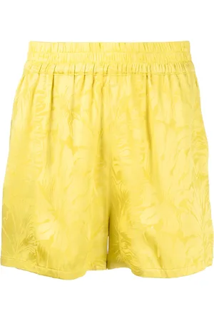RTA Shorts con estampado de hojas