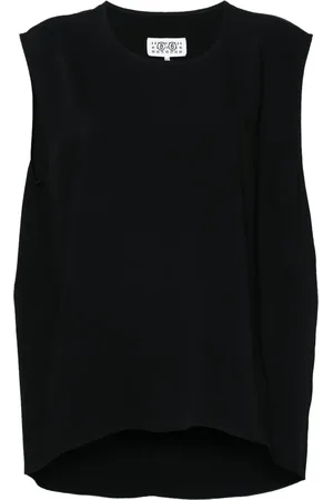 Maison Margiela Top sin mangas con costura