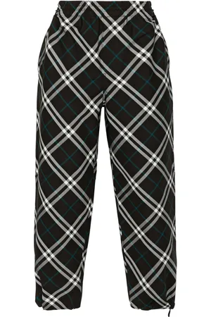 Burberry Pantalones con estampado a cuadros